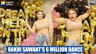 Rakhi Sawant celebrates with her gang as her latest song 'Dream Mein Entry' touches 6M views