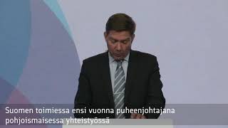 SLSK 2020: Pohjoismaisen yhteistyön ja tasa-arvon ministeri Thomas Blomqvist -ote puheesta