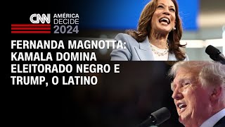 Fernanda Magnotta: Kamala domina eleitorado negro e Trump, o latino | CNN 360°