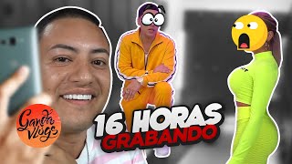 16 HORAS GRABANDO UN  Y PASA ESTO 😱🔥 + RETO | Ganda Vlogs