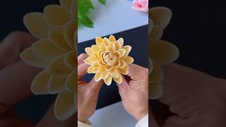 Carve The Almond into A beautiful Lotus Platter, so Beautiful😍very fast and beauty #Fruitcarving #yt