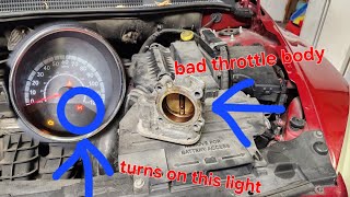 Replacing throttle body on a dodge caliber