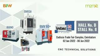 intec Coimbatore|02to06|June 2022 | Industrial trade fair|Automation.Manufacturing  technologies