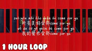 1 HOUR LOOP/一小时循环/한시간반복【for ya-蒋小呢】FOR YA-JIANG XIAO NE /Pinyin Lyrics, 拼音歌词,병음가사