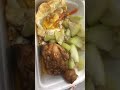 s$2的公司午餐 公司食堂 31082023 煎蛋＋一个瓜＋鸡腿 公司食堂 午餐