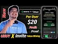 Invite Token $20 Claim 🚀 - UXUY X Invite Token Mining BOT Airdrop 🤑| UXUY Telegram Bot Mining 2024