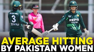Average Hitting By Pakistan Women | Pakistan Women vs West Indies Women | 2nd ODI 2024 | PCB | M2F2A