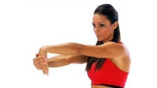 Stretching exercise -  tennis elbow stretch