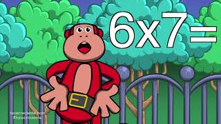 Aprende La Tabla del 6 con El Mono Sílabo. Tablas de Multiplicar. Video Educativo