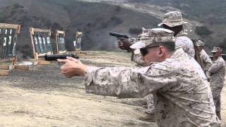 I MEF Marines M9 COMBAT PISTOL MARKSMANSHIP