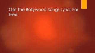 hindi songs lyrics in english - LyricsThis