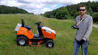 Converted mower lawn tractor \