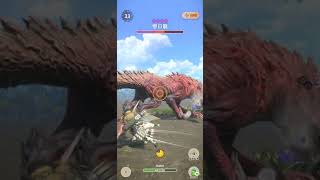 魔物獵人Now 九星慘爪龍 對 10-5公主弓矢 Monster Hunter Now ★9 Odogaron vs. 10-5 Princess Arrow （MHN, 雌火龍弓, 雌火弓, 毒弓）