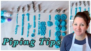 Piping tip and their designs - plus which are my favourite piping tips