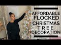 Affordable Christmas Tree Decoration| Best Flocked Christmas Tree | Michael's Christmas Sale