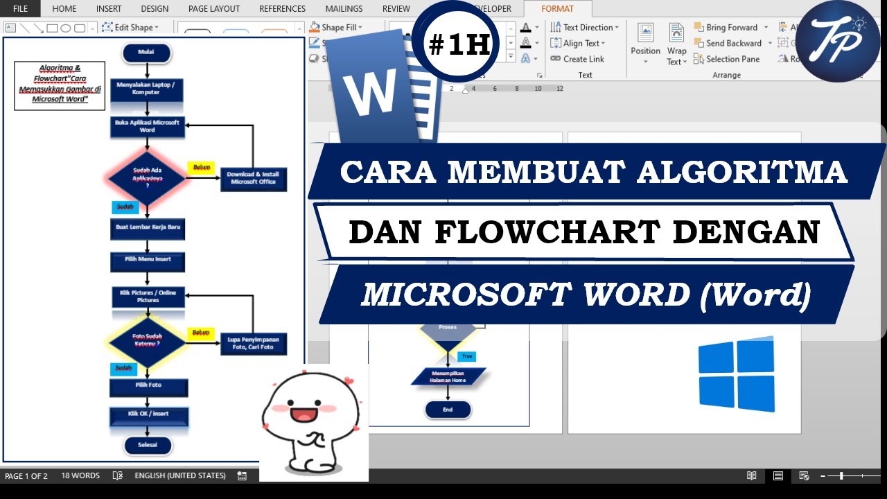 Tutorial Flowchart Cara Membuat Algoritma Dan Flowchart Di Ms Word Tutorial Flowchart Cara Membuat Algoritma Dan Flowchart Di Ms Word