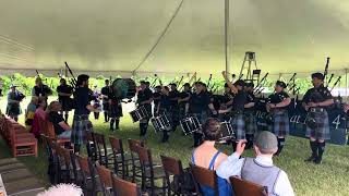 “Gardens of Skye” \u0026 “Flett from Flotta” played by Catamount Pipe Band