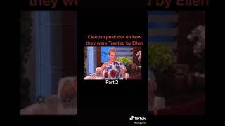 Celebrities talk about their experience on Ellen's Show PART 2 TikTok: entertainmentcheck