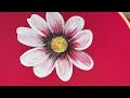 Realistic flower fabric painting | fabric painting #kaviartstudio #fabricpainting #paintingclasses