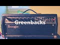 mesa boogie mark iic with greenbacks