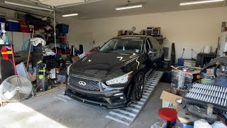 Infiniti Q50 FBO E85 Dyno day she made all the POWER!!! | VR30 500+