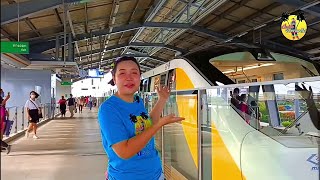 💥เปิดให้บริการ ฟรี‼️  MRT YELLOW LINK🇹🇭 รถไฟฟ้าสีเหลือง สำโรง ถึง ภาวนา