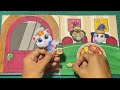 🐈‍⬛🐈😻 My talking tom and friends || pizza time || diy paper doll house