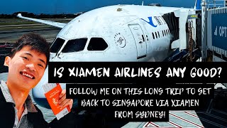 XIAMEN AIRLINES Flight MF802 Sydney to Xiamen Boeing 787-8