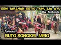 Aksi Seru Buto Songkel Mejo Jaranan Setio Tuhu Lia Ayu live Sumberurip Barurejo Siliragung