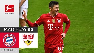 FC Bayern München - VfB Stuttgart | 4-0 | Highlights | Matchday 26 – Bundesliga 2020/21