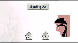 التجويد المبسط - مخارج الحروف -  مخرج الجوف