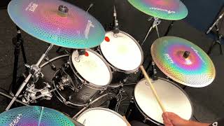 Arborea low volume cymbals! rainbow mute cymbal set!😎😎 @Arboreacymbals