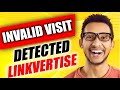 How to fix invalid visit detected linkvertise