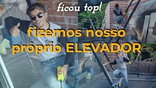 ELEVADOR DE CARGA SIMPLES/ fabricado, testado e aprovado