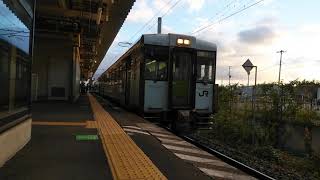 快速はまゆり6号矢幅駅入線発車