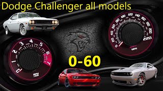 All Dodge Challenger Models Acceleration - Battle (with subt.)