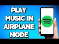 How To Play Music In Airplane Mode With Spotify (2024 Guide)