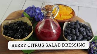 Berry Citrus Dressing: Bursting with Antioxidants for the Brain