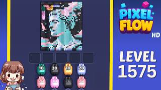 Pixel Flow Level 1575 Solution Walkthrough