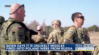 Biden says missiles fired into Poland unlikely from Russia
