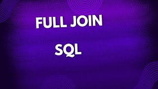 FULL JOIN | SQL Tutorial | Learn dotnet