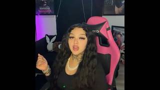 Live Stream Blueface BM Jaidyn Alexis Throws Shade At Neveah * Rocking His Other Chain