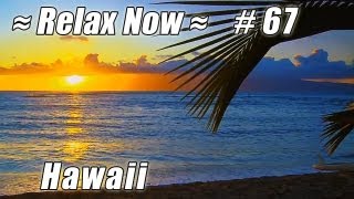 MAUI Keonenui Beach, Hawaii #67 Beaches Ocean Waves HD Tropical Island Palm Tree Sunset relax video