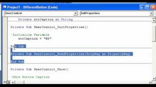 Video 27: VB 6 Programming, Creating Your Own User Control And Propertry Part 2
