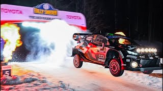 WRC SHOW by Night 🌙🔥 RALLY SWEDEN 2025🇸🇪