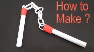How to make a paper Nunchakus - Ninja Weapon