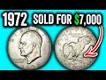 1972 Eisenhower Dollar Coin Values from Auctions!