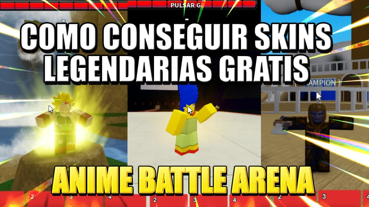 COMO CONSEGUIR TODAS LAS SKINS LEGENDARIAS! | ANIME BATTLE ARENA ...