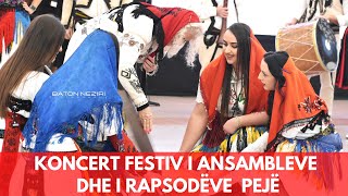 Koncert festiv i ansambleve dhe i rapsodëve, PEJË