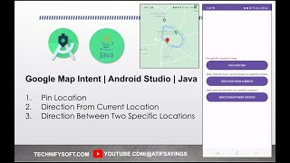 Google Map Intent | Android Studio | Java